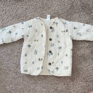 quilted jacket, like new, cotton 100%